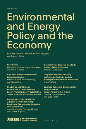 Environmental and Energy Policy and the Economy volume 3
