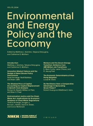 Environmental and Energy Policy and the Economy, Volume 5