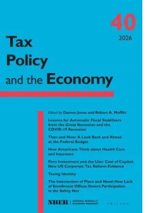 Tax Policy and the Economy, Volume 40