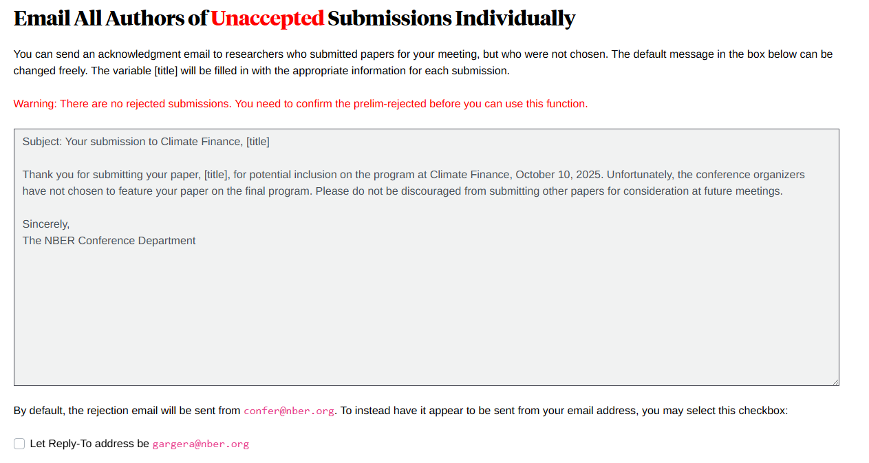 unaccepted submission