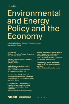 Environmental Energy Policy and Economy 4