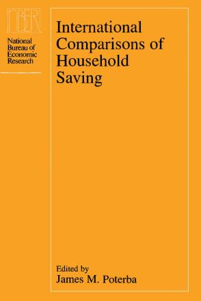 yellow cover International Comparisons of Household Saving James Poterba editor
