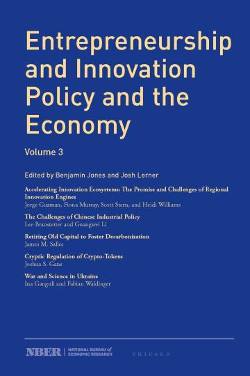 Entrepreneurship and Innovation Policy and the Economy, Volume 3