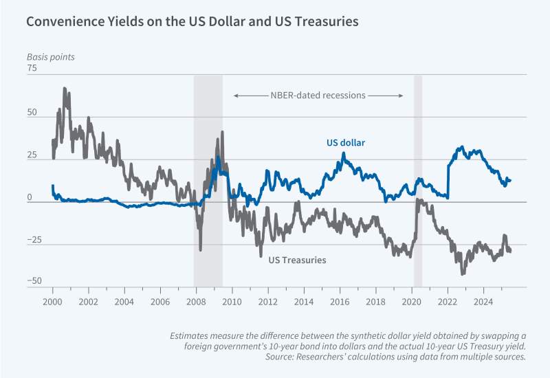 Convenience Yields: The US Dollar vs. US Treasuries Figure
