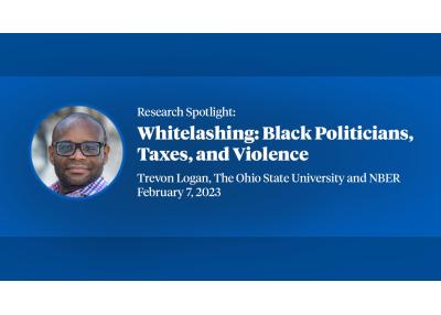Research Spotlight Whitelashing: Black Politicians, Taxes, and Violence - Trevon Logan slide