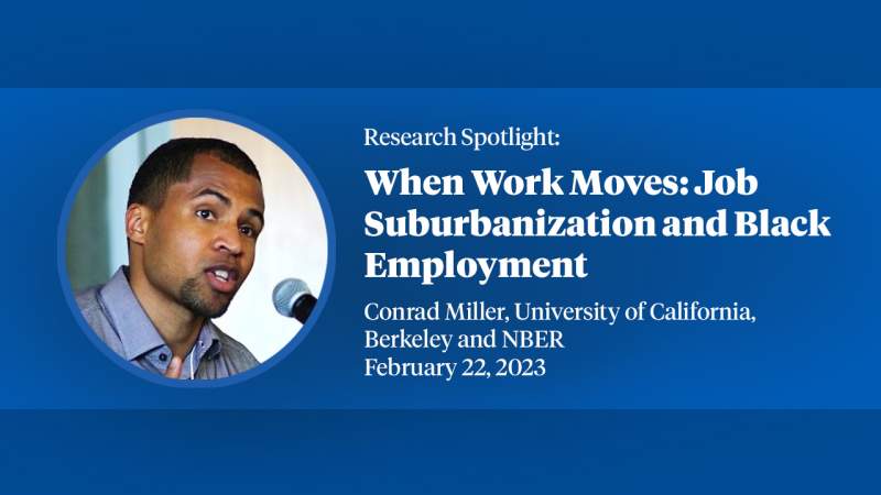 When Work Moves Job Suburbanization and Black Employment - Conrad Miller